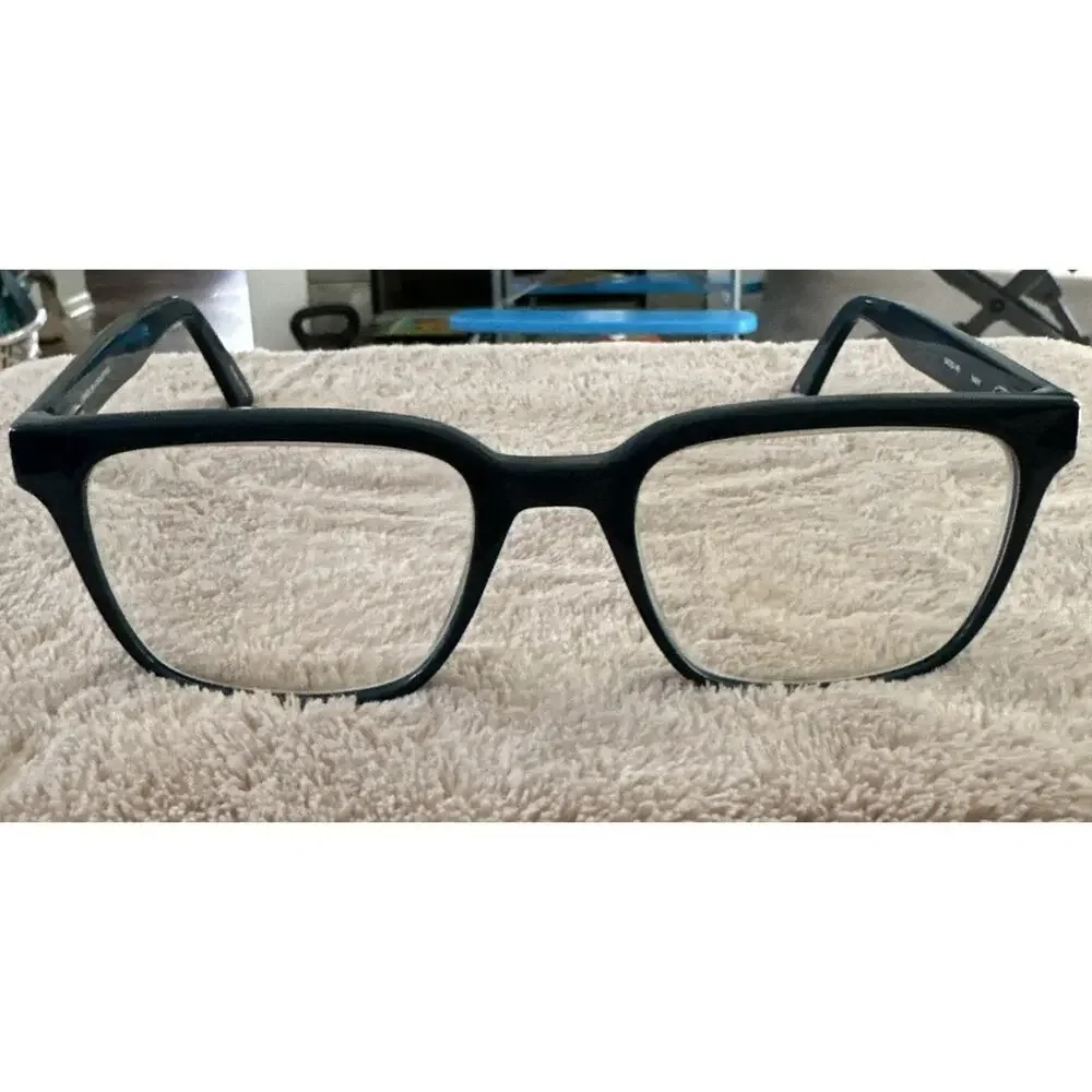 I-DEAL OPTICS LENNOX EYEGLASSES NAVY BLUE Big FRAMES 54-20-145 GUC